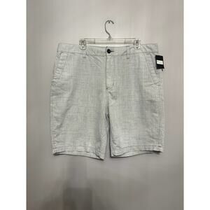 Union Men's Green/Blue Shorts 38R NWT Pockets Zip